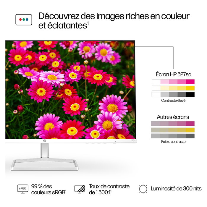 HP 527sa Serie 5 Monitor de 27 pulg. Full HD IPS Plata HP 527sa Serie 5 Monitor de 27 pulg. Full HD IPS Plata