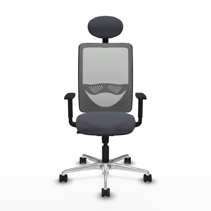 PIQUERAS Y CRESPO Silla de oficina Zulema con mecanismo Sincro, Gris PIQUERAS Y CRESPO Silla de oficina Zulema con mecanismo Sincro, Gris