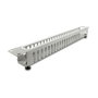 DeLOCK 67278 Panel de gestión de cables de 19 pulgadas, Gris