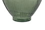 DKD Home Decor Jarron Db408 Urban Verde Cristal Reciclado Rayado 30 x 59 x 30 cm