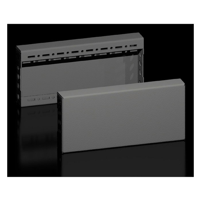 Rittal-Werk Rittal VX 8660.031 Panel ciego, Negro, H: 100 mm, T: 400 mm Rittal-Werk Rittal VX 8660.031 Panel ciego, Negro, H: 100 mm, T: 400 mm