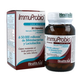 Health Aid ImmuProbio 50 Billones 30 Cápsulas Vegetales