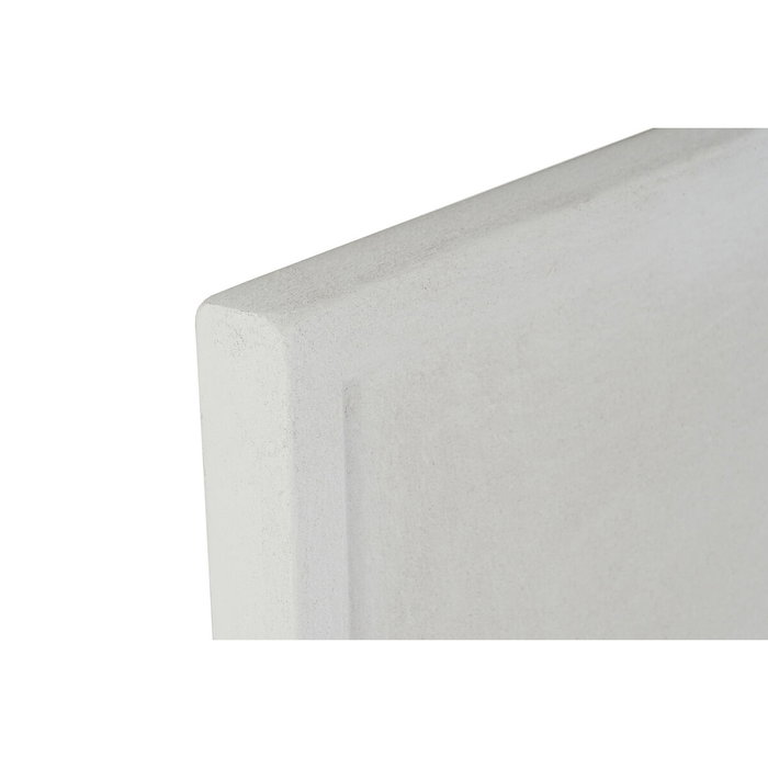 DKD Home Decor Set de 3 Decoraciones de Pared Mapamundi Blanco