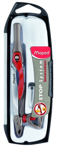 Maped Stop System Innovation Compás con Mina, Adaptador y Pack de Minas