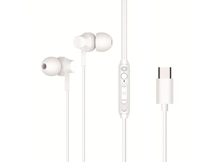 Conceptronic BRENDAN03W Auriculares Intrauditivos USB-C Blanco