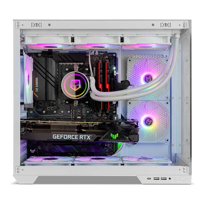 NOX HUMMER ASTRA NEO Caja PC Blanca Frameless USB 3.0 Type-C