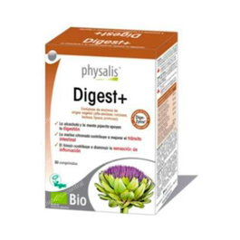 PHYSALIS Digest+ 30Comp. - Complemento Digestivo con Extractos Biológicos de Alcachofa y Menta Piperita para el Bienestar Digestivo y Hepático