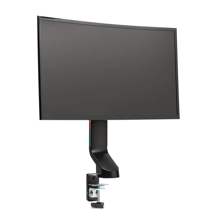 Kensington K55512WW Soporte SmartFit para Monitor hasta 32" - Brazo Ergonómico de Ahorro de Espacio con Sistema de Gestión de Cables, Negro