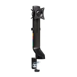 Kensington SmartFit Brazo de ahorro de espacio para monitor, abrazadera/atornillado, 8 kg, 32 pulgadas, ajuste de altura, negro