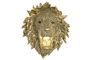 DKD Home Decor Lámpara Aplique Resina León Dorado