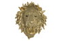 DKD Home Decor Lámpara Aplique Resina León Dorado