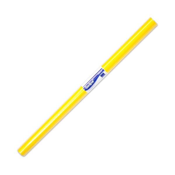 Sadipal Papel Charol Amarillo Rollo de 25 Hojas de 50x65 cm