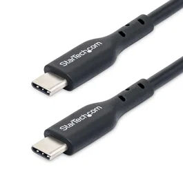 Startech Paquete de 2 cables USB-C de 2 m, 60W/3A, Negro