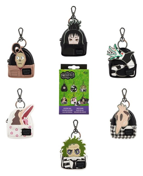 Beetlejuice by Loungefly Llavero Blind Box Mini Backpack Surtido (15) Beetlejuice by Loungefly Llavero Blind Box Mini Backpack Surtido (15)