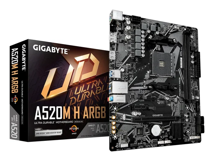 GIGABYTE A520M H ARGB Micro ATX GIGABYTE A520M H ARGB Micro ATX
