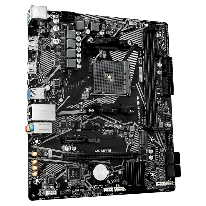 GIGABYTE A520M H ARGB Micro ATX GIGABYTE A520M H ARGB Micro ATX