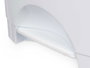 Arte Regal Papelera Pedal Plástico Blanco 50L 43x64x33cm (Set de 3)