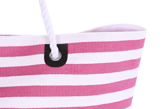 DKD Home Decor Bolso de Poliester con Rayas en Surtido de Colores
