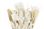 DKD Home Decor Ramo de Flores Secas Surtido de 2 Colores Beige y Amarillo