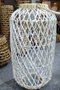DKD Home Decor Set de 3 Portavelas en Blanco