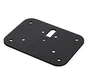 B-Tech BT8381–FFB Base para Soporte, Negro, Capacidad de Carga 80 kg, Dimensiones 220 x 160 x 6 mm