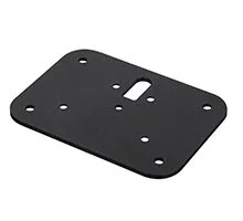 B-Tech BT8381–FFB Base para Soporte, Negro, Capacidad de Carga 80 kg, Dimensiones 220 x 160 x 6 mm