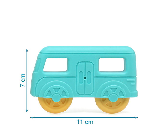 KioKids Mordedores Vehículos 6 Unidades Bebé +3 Meses Plástico Multicolor