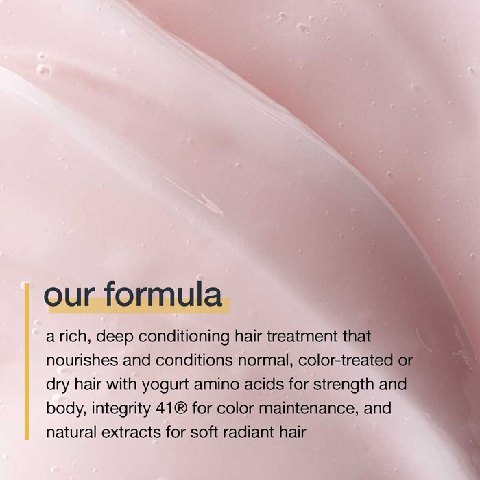 Natural Care Active Yogurt, Mascarilla crema de tratamiento capilar, Para la protección del color, 250 ml