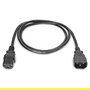 Digitus Alargador de Cable de Red IEC C14 a IEC C13, 1.8m, H05VV-F3G, 250V/10A, para Servidores y Equipos de Red