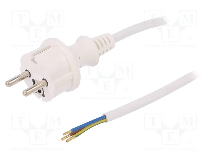 PLASTROL Cable de alimentación H05VV-F 3x1mm2 4m PLASTROL Cable de alimentación H05VV-F 3x1mm2 4m