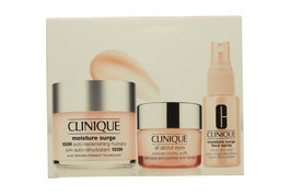 Clinique Ultra Hydration Moisture Surge Gift Set 30ml Moisture Surge Spray + 15ml All About Eyes + 125ml Moisture Surge 72H Auto Replenishing Hydrator