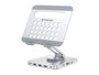 Conceptronic DONN26G Docking Station 8 en 1 con Soporte para Tablet