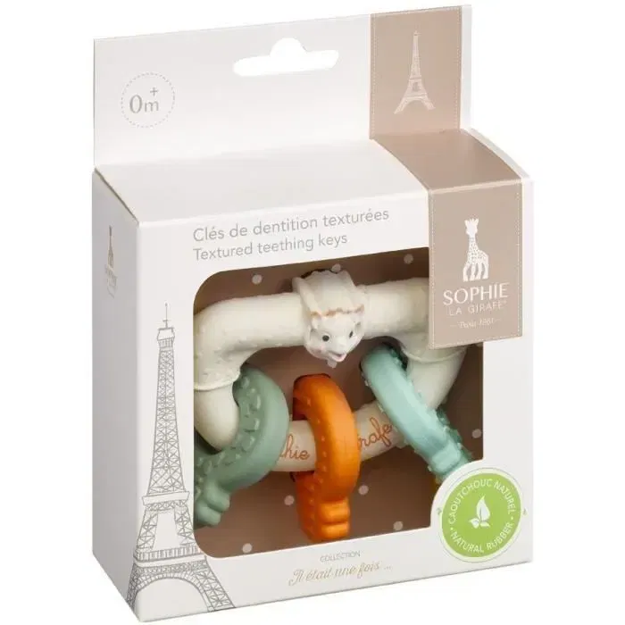 Sophie La Girafe SOP3056560103191 Llaves de Dentición Texturizadas