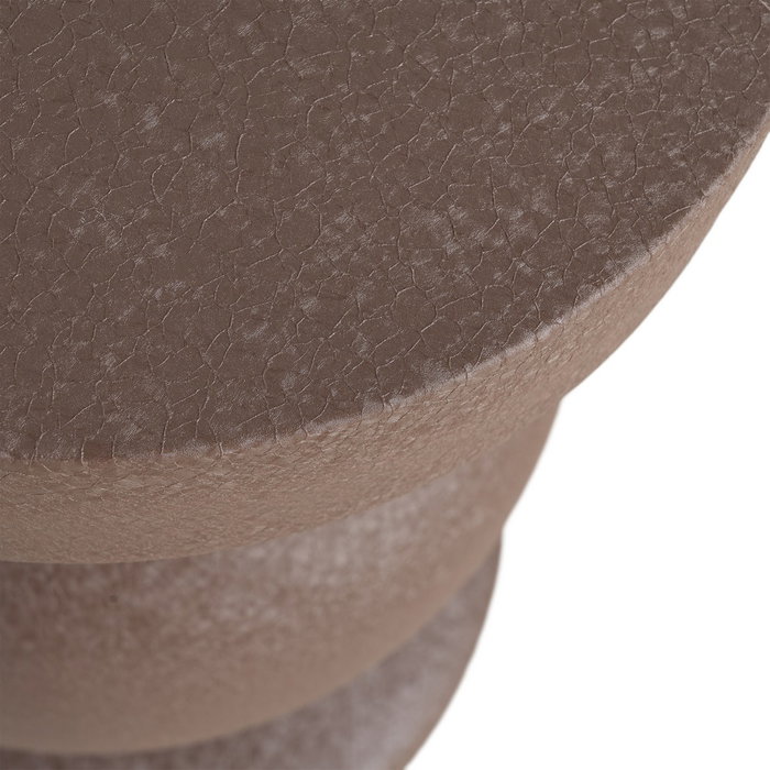 Mesita Marrón Acero 33 X 33 X 52 cm