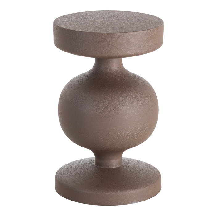 Mesita Marrón Acero 33 X 33 X 52 cm