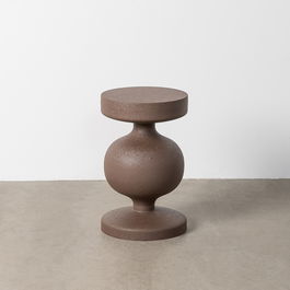 Mesita Marrón Acero 33 X 33 X 52 cm