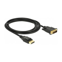 DeLOCK 85313 Cable Adaptador DisplayPort a DVI-D 2m Negro