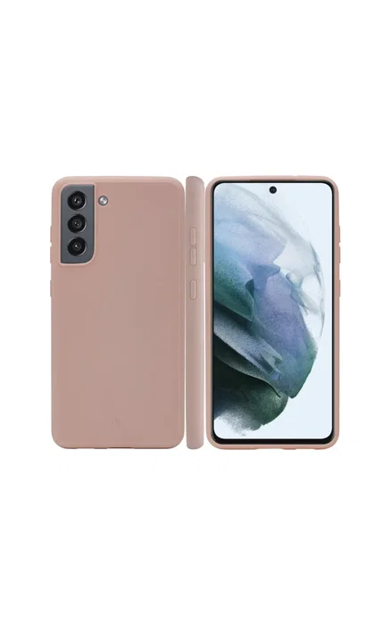 Dbramante1928 Funda para Samsung Galaxy S21 FE 5G 16.3 cm (6.41") Arena, Plástico Reciclado Resistente a Impactos y UV, Compatible con Carga Inalámbrica