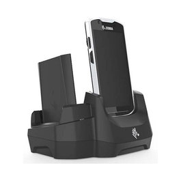 Zebra CRD-TC5X-2SETH-02 Estación de Carga/Ethernet para TC5X, Plástico Negro, 2 Dispositivos, de Contacto