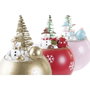 DKD Home Decor Figura LED MDF Muñeco de Nieve Surtido de 3 unidades