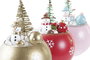 DKD Home Decor Figura Navidad Muñeco de Nieve Rojo Rosa Dorado 8 x 11 x 8 cm (3 Unidades)
