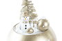 DKD Home Decor Figura Navidad Muñeco de Nieve Rojo Rosa Dorado 8 x 11 x 8 cm (3 Unidades)