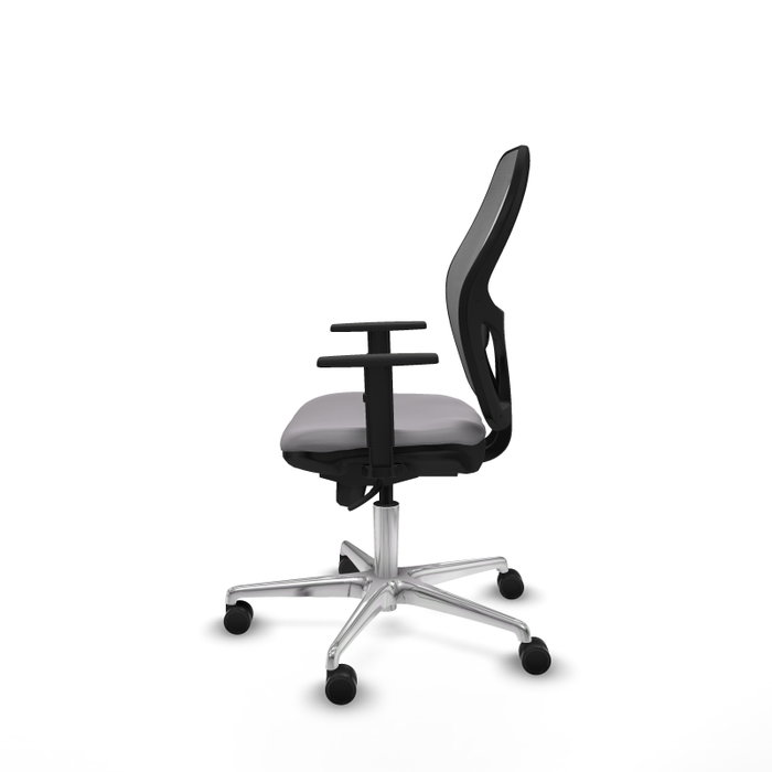 PIQUERAS Y CRESPO Silla de oficina Jorquera Gris con Símilpiel