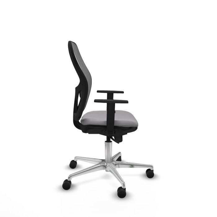 PIQUERAS Y CRESPO Silla de oficina Jorquera Gris con Símilpiel