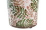 DKD Home Decor Jarrón de Gres Blanco con Hojas