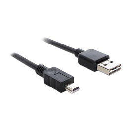 DeLOCK Cable USB 2.0 A a Mini USB 5Pin Macho/Macho 1 m
