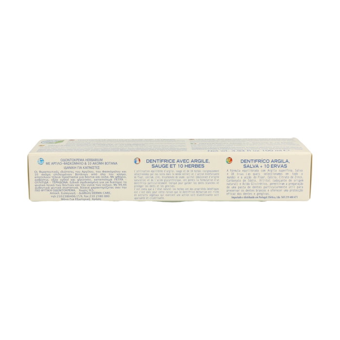 Natura House Dentífrico Herbarium con Arcilla, Salvia y 10 Hierbas 100ml