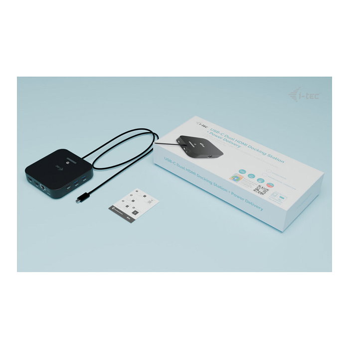I-tec Docking Station USB-C Dual HDMI con Power Delivery 100 W Negro I-tec Docking Station USB-C Dual HDMI con Power Delivery 100 W Negro