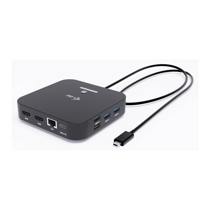 I-tec Docking Station USB-C Dual HDMI con Power Delivery 100 W Negro I-tec Docking Station USB-C Dual HDMI con Power Delivery 100 W Negro