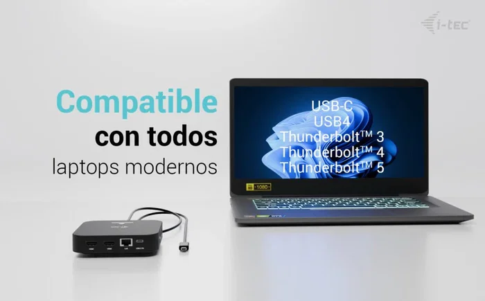 I-tec Docking Station USB-C Dual HDMI con Power Delivery 100 W Negro I-tec Docking Station USB-C Dual HDMI con Power Delivery 100 W Negro
